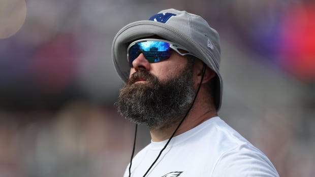 Jason Kelce during the Pro Bowl on Feb. 4, 2024.